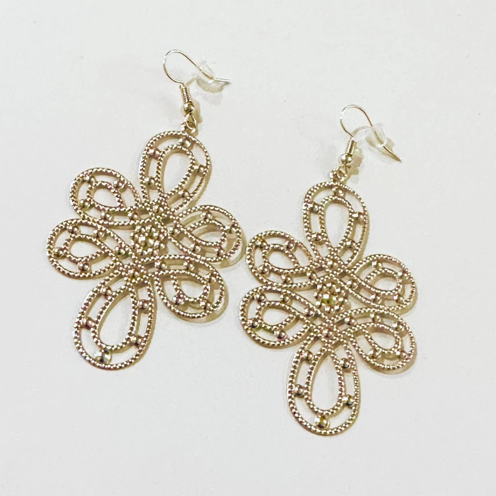 Swirl Gold earrings